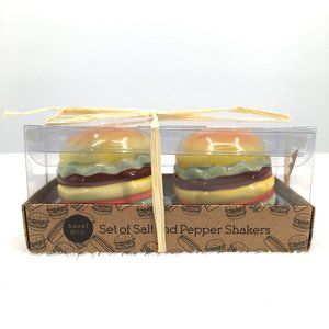 Hamburger Salt and Pepper Shakers